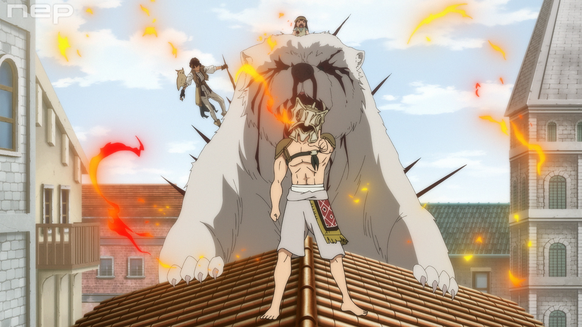 フシのそばにいる仲間たちの画像