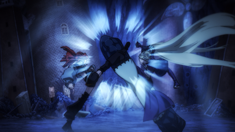 アニメ『ガチアクタ』の迫力あるアクションシーン